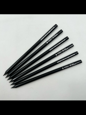 Natural  Yuvarlak Siyah Latalı Kurşun Kalem