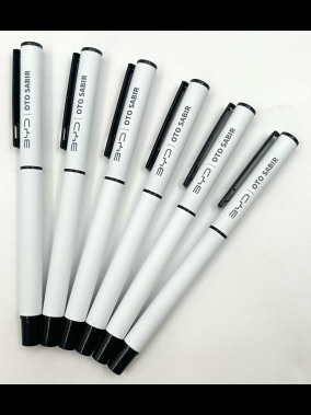 Kapaklı Metal Roller Kalem Süper Jel Refil