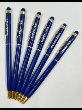 Touchpen Özellikli Metal Tükenmez Kalem