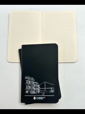 9 x 14 cm Yumuşak Kapaklı Terzi Dikişli İnce Cep Boy Defter 64 Sayfa 70 gr Ivory Krem İç Kağıt Çizgili