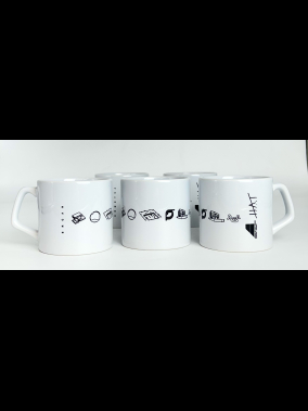 Porselen Süblimasyon Kısa Promosyon Kupa Bardak - Kutulu