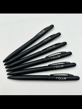 Metal Touchpen Çevirmeli Tükenmez Kalem