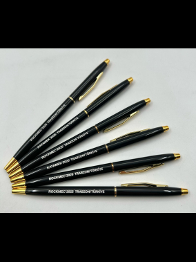 Çevirmeli İnce Metal Tükenmez Kalem