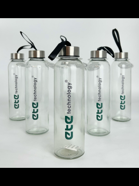 500 ml Cam Matara Şu Şişesi Kılıfsız