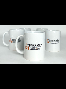 Porselen Süblimasyon Klasik Silindir Promosyon Kupa Bardak - Kutulu