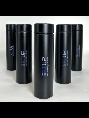 450 ML Isı Derecesi Gösteren Dijital Göstergeli Çelik Termos