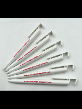 Çevirmeli Telefon Standlı Plastik Tükenmez Kalem