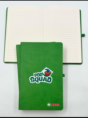 13 x 21 cm Termo PU Sert Kapaklı Tarihsiz Defter, 224 Sayfa, 70 gr Ivory Krem Çizgili İç Kağıt, Esnek Kapak Lastikli, Kalem Tutuculu