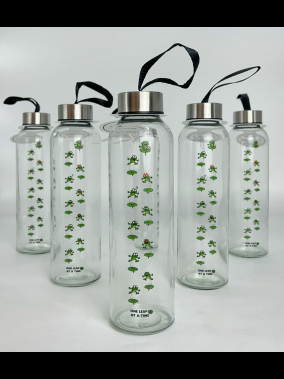 500 ml Cam Matara Şu Şişesi Kılıfsız