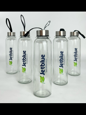 500 ml Cam Matara Şu Şişesi Kılıfsız