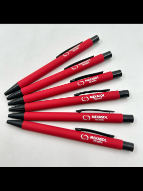 Rubber  Gövde Metal Tükenmez Kalem