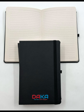 13 x 21 cm Termo PU Sert Kapaklı Tarihsiz Defter, 160 Sayfa, 70 gr. Nostaljik Çizgili İç Kağıt, Esnek Lastikli, Kalem Tutuculu