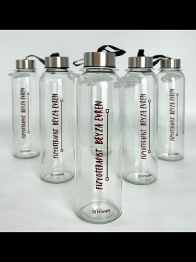500 ml Cam Matara Şu Şişesi Kılıfsız