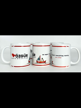 Porselen Süblimasyon Klasik Silindir Promosyon Kupa Bardak - Kutulu