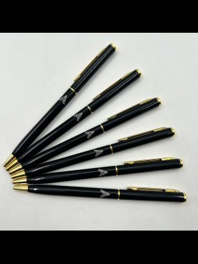 İnce Çevirmeli Metal Tükenmez Kalem