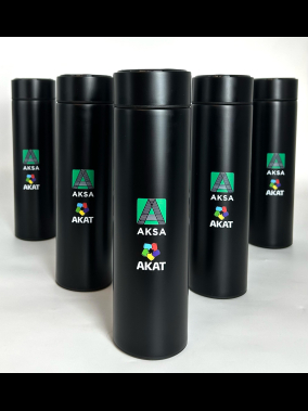 450 ML Isı Derecesi Gösteren Dijital Göstergeli Çelik Termos