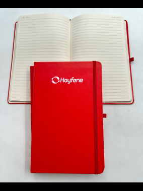 13 x 21 cm Cilt Bezi Kapaklı Tarihsiz Defter 160 Sayfa 60 gr Holmen Krem Çizgili Lastikli Ayraçlı Ekonomik Model