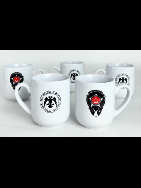 Porselen  Beyaz Bone Promosyon Kupa Bardak - Kutulu