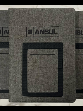 15 x 21 cm Termo PU Sert Kapaklı Tarihsiz Defter, 224 Sayfa, 70 gr Ivory Krem Çizgili İç Kağıt, Kart ve Telefon Bölmeli, Kalem Tutuculu