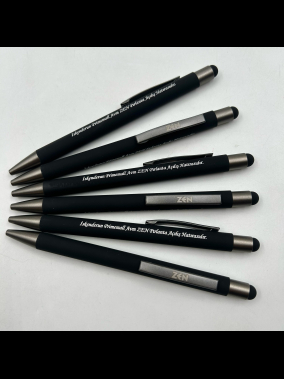 Rubber Gövde Metal Dokunmatik Kalem