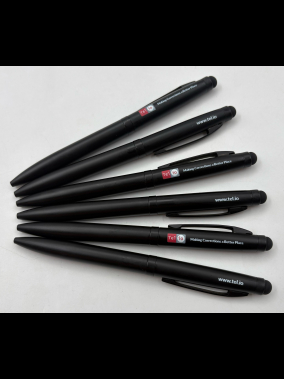 Metal Touchpen Çevirmeli Tükenmez Kalem