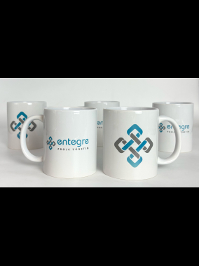 Porselen Süblimasyon Klasik Silindir Promosyon Kupa Bardak - Kutulu