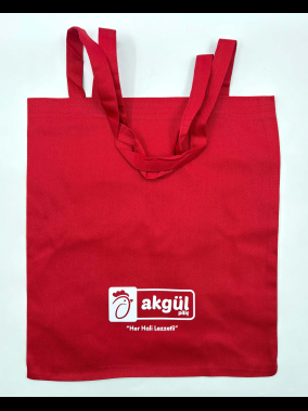 190gr Gabardin Pamuklu Renkli Kumaş Bez Çanta (35x40 cm) – 70 cm Askılı