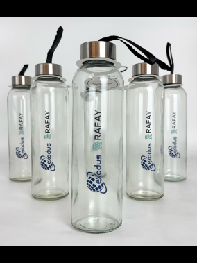 500 ml Cam Matara Şu Şişesi Kılıfsız