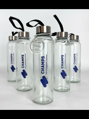 500 ml Cam Matara Şu Şişesi Kılıfsız