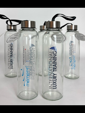 500 ml Cam Matara Şu Şişesi Kılıfsız