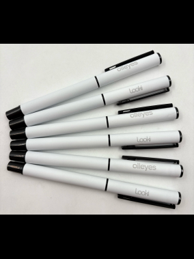 Kapaklı Metal Roller Kalem Süper Jel Refil