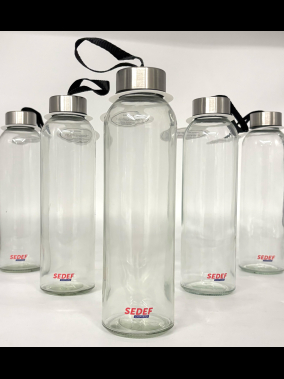 500 ml Cam Matara Şu Şişesi Kılıfsız