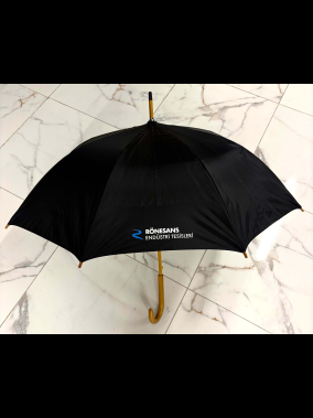 Ahşap Saplı 8 Panel Fiber Glass Baston Şemsiye