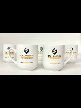 Porselen  Beyaz Bone Promosyon Kupa Bardak - Kutulu