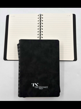 14,4 x 21,2 cm Yumuşak Kapaklı Spiralli Defter 224 Sayfa Ivory Krem Çizgili İç Kağıt