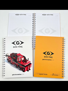 Sert Kapak Spiralli Defter