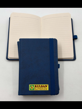 9 x 14 cm Termo PU Sert Kapaklı Cep Boy Tarihsiz Defter 160 Sayfa 60 gr Holmen Krem İç Kağıt Çizgili Lastikli Kalem Tutuculu Ekonomik Model