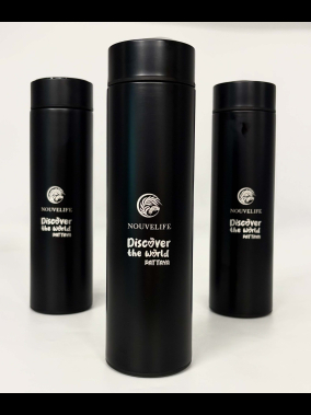 450 ML Isı Derecesi Gösteren Dijital Göstergeli Çelik Termos