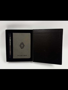 Metal Kalem & Cep Boy Termo Deri Defter Kutulu Hediye Seti