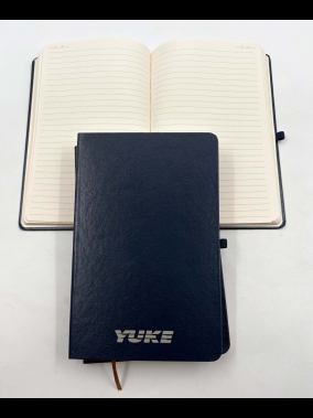 13 x 21 cm Cilt Bezi Kapaklı Tarihsiz Defter 160 Sayfa 60 gr Holmen Krem Çizgili Lastikli Ayraçlı Ekonomik Model