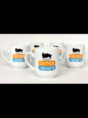 Porselen  Beyaz Bone Promosyon Kupa Bardak - Kutulu