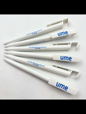 Çevirmeli Telefon Standlı Plastik Tükenmez Kalem