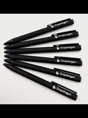 Çevirmeli Rubber Gövde Metal Tükenmez Kalem