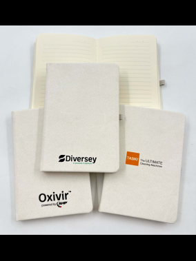 9 x 14 cm Termo PU Sert Kapaklı Cep Boy Tarihsiz Defter 196 Sayfa 80 gr Ivory Krem İç Kağıt Çizgili Lastikli Kalem Tutuculu