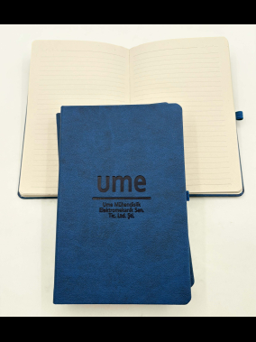 13 x 21 cm Termo PU Sert Kapaklı Tarihsiz Defter, 160 Sayfa, 70 gr. Nostaljik Çizgili İç Kağıt, Esnek Lastikli, Kalem Tutuculu