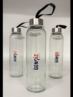 500 ml Cam Matara Şu Şişesi Kılıfsız