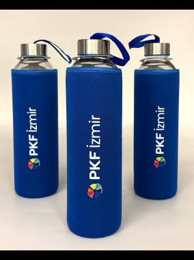 750 ML H2o Kılıflı Cam Matara