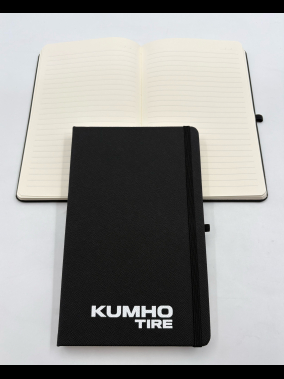 13 x 21 cm Termo PU Sert Kapaklı Tarihsiz Defter, 224 Sayfa, 80 gr Ivory Krem Çizgili İç Kağıt, Esnek Lastikli, Kalem Tutuculu
