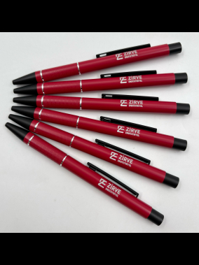 Basmalı Metal Tükenmez Kalem Roller Jel Refil