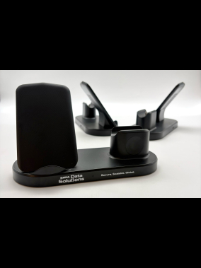 Wireless Kablosuz Şarj Standı (10W Hızlı Şarj, Lightning Girişli Kulaklık Yuvalı)